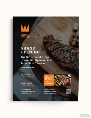 Restaurant Promotional Flyer Template
