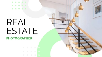 Free Real Estate Photographer Portfolio Presentation Template to Edit Online