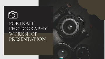 Free Portrait Photography Workshop Presentation Template to Edit Online