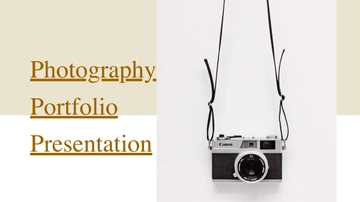 Free Photography Portfolio Presentation Template to Edit Online
