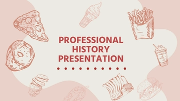Free Professional History Presentation Template to Edit Online