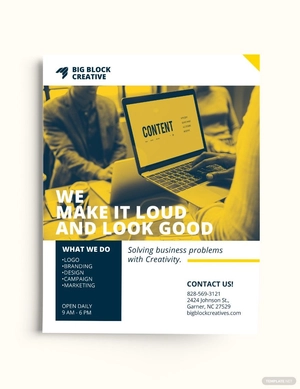 Small Business Advertising Flyer Template