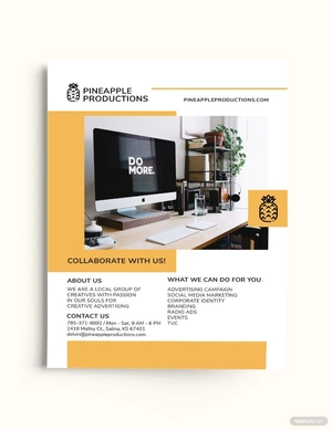 Small Business Company Flyer Template