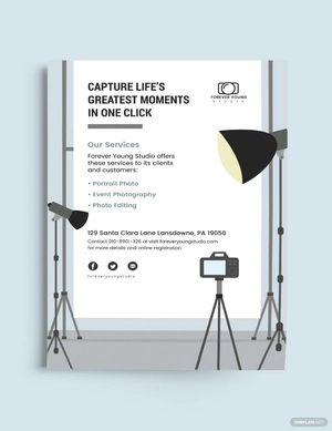 Studio Photography Flyer Template
