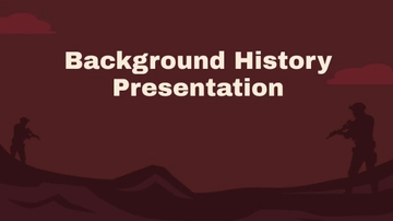 Free Background History Presentation Template to Edit Online