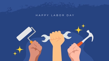 Free Labor Day Background Template to Edit Online