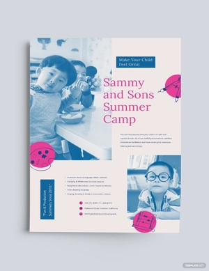 Summer School Flyer Template