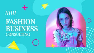 Free Fashion Business Consulting Presentation Template to Edit Online