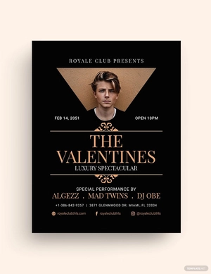 Valentines Luxury Spectacular Flyer Template