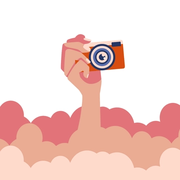 Free Happy World Photography Day Clipart Template to Edit Online