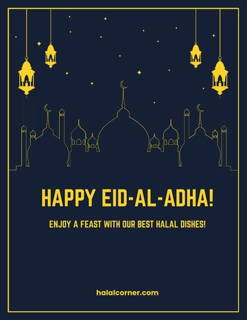 Free Eid al-Adha Flyer Background Template to Edit Online | Template.net