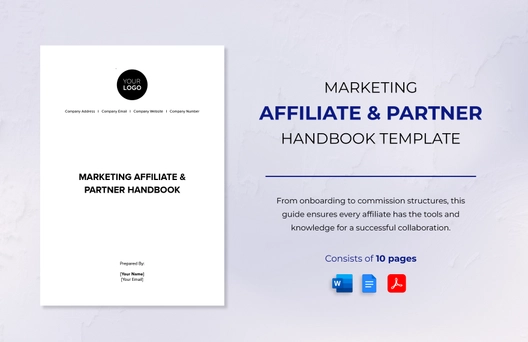 Marketing Affiliate & Partner Handbook Template