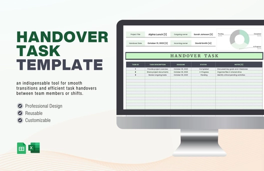 Handover Task Template