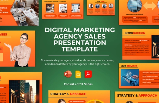 Digital Marketing Agency Sales Presentation Template