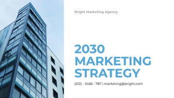 Free Marketing Presentation Template to Edit Online