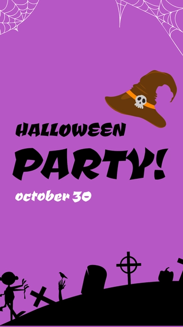 Free Halloween Instagram Story Template to Edit Online
