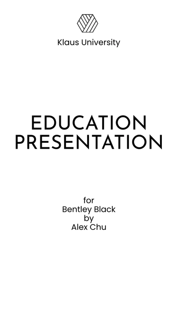 Free Education Mobile Presentation Template to Edit Online