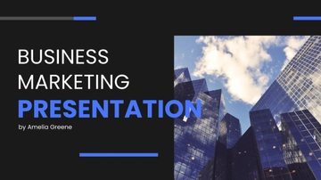 Free Business Report Presentation Template to Edit Online