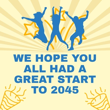 Free New Year's Day Instagram post Template to Edit Online