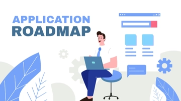 Free Application Roadmap Presentation Template to Edit Online