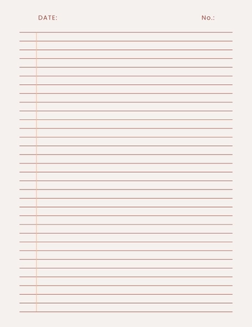 Free Student Notebook Template to Edit Online