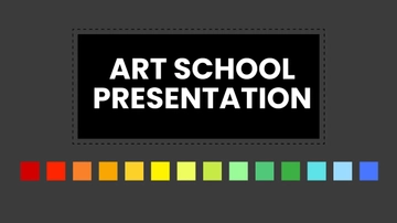 Free Art School Presentation Template to Edit Online