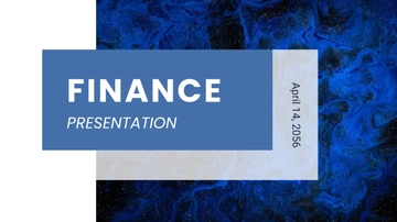 Free Finance Presentation Template to Edit Online