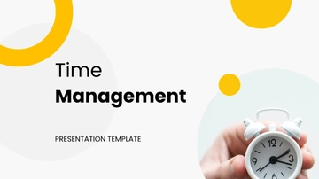 Free Time Management Presentation Template to Edit Online
