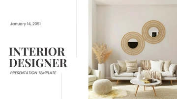 Free Interior Designer Presentation Template to Edit Online