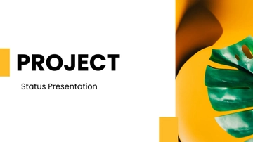 Free Project Status Presentation Template to Edit Online