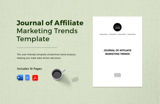 Journal of Affiliate Marketing Trends Template