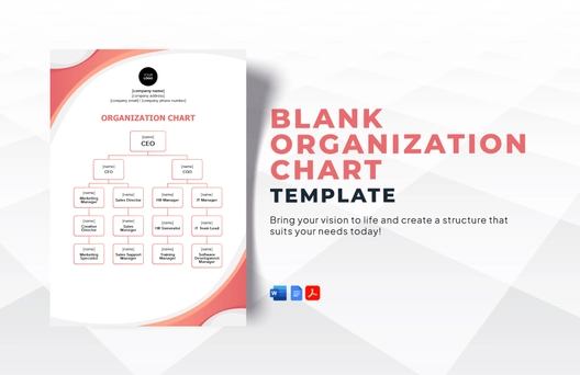 Blank Organization Chart Template