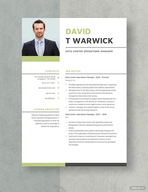 Data Center Operations Manager Resume