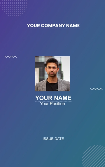 Digital Marketer ID Card Template