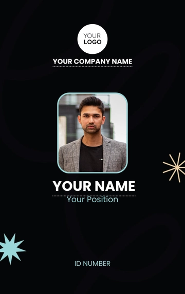 Social Media Specialist ID Card Template