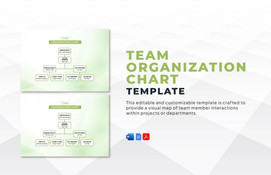 Team Organization Chart Template