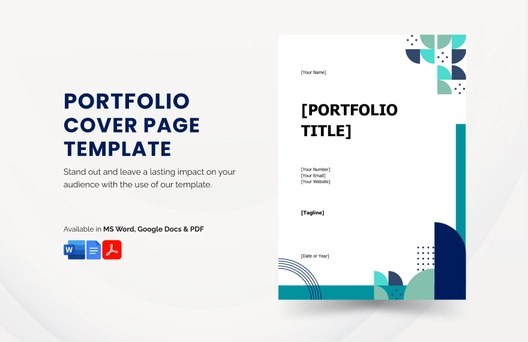 Portfolio Cover Page