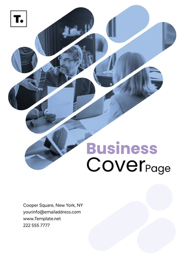 Free Business Cover Page Template to Edit Online