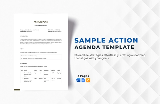 Sample Action Plan Template