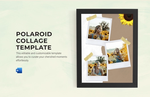 Polaroid Collage Template