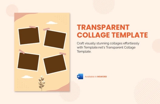 Transparent Collage Template