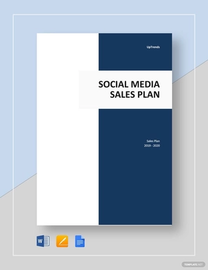 Social Media Sales Plan Template