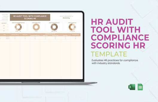 HR Audit Tool with Compliance Scoring HR Template