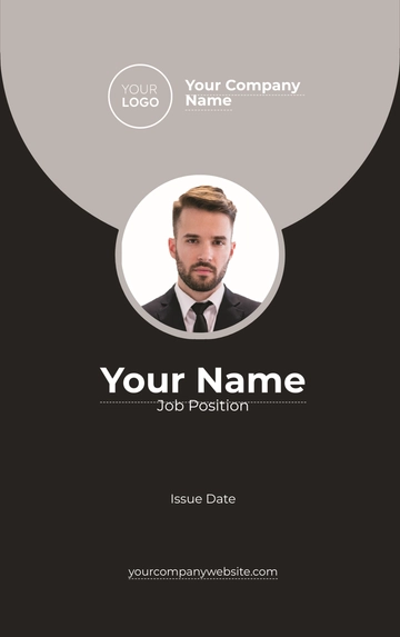 Public Relations Representative ID Card Template