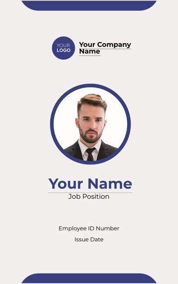 Marketing Automation Expert ID Card Template