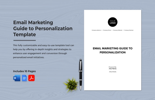 Email Marketing Guide to Personalization Template
