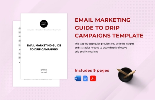Email Marketing Guide to Drip Campaigns Template