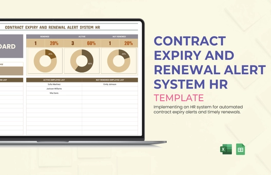 Contract Expiry and Renewal Alert System HR Template