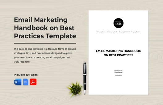 Email Marketing Handbook on Best Practices Template