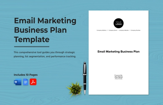 Email Marketing Business Plan Template